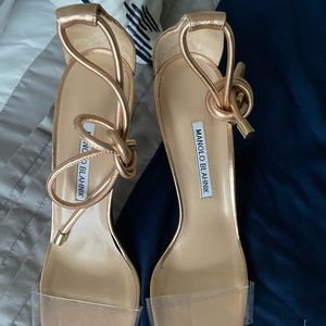 Blush Never Worn Open-toe stiletto Sandals